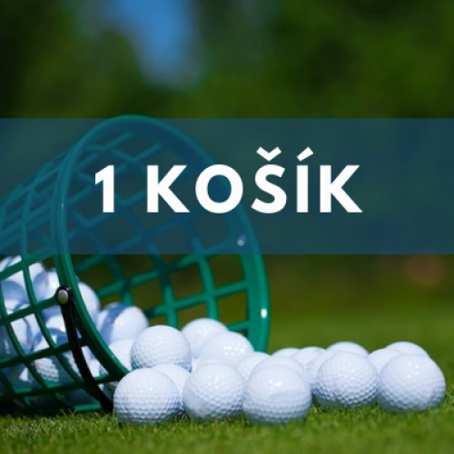 Míče na driving range - 1 košík